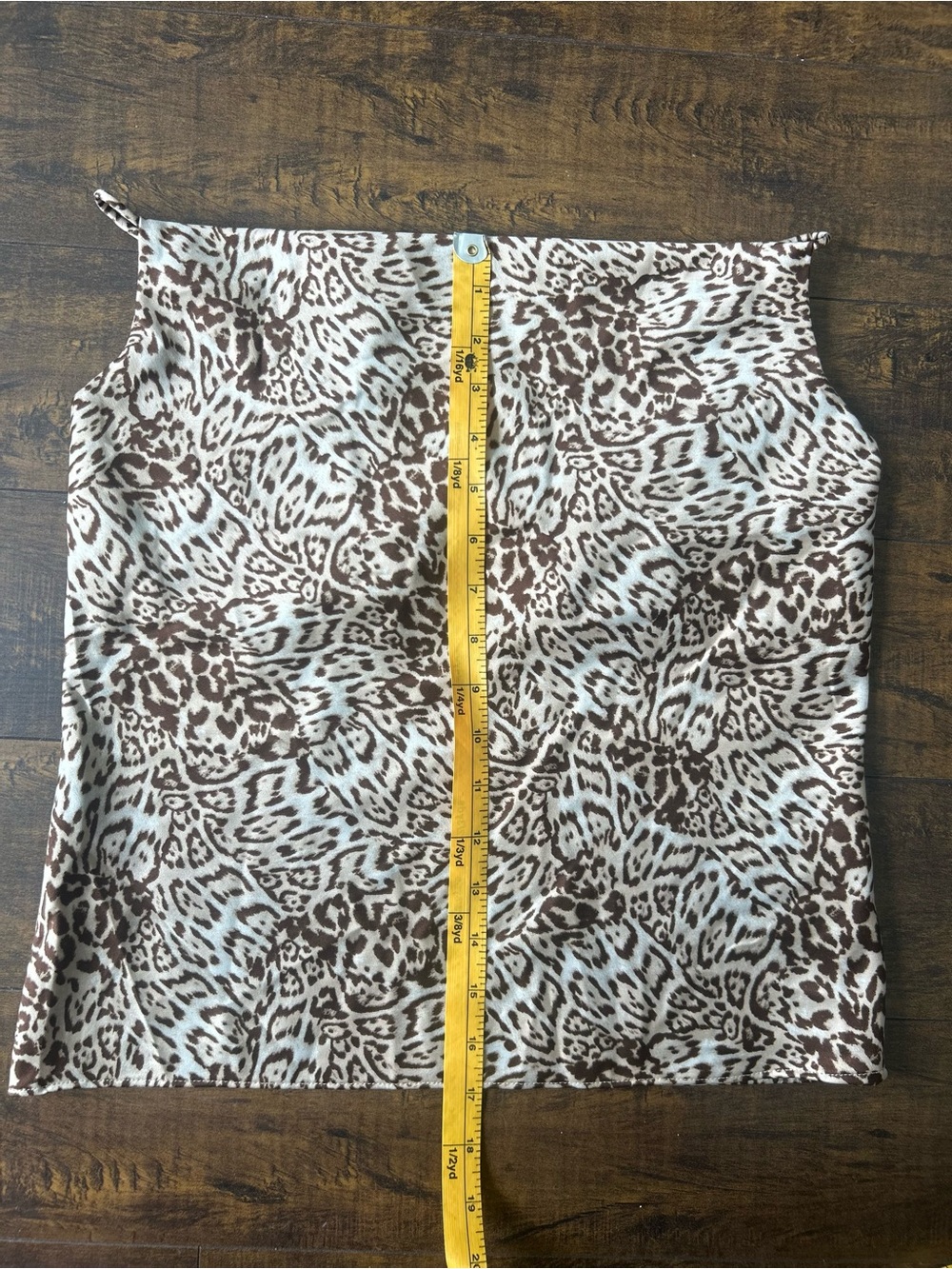 Dynamite Leopard Print Cami in Brown and Cream - Picture 5 of 5